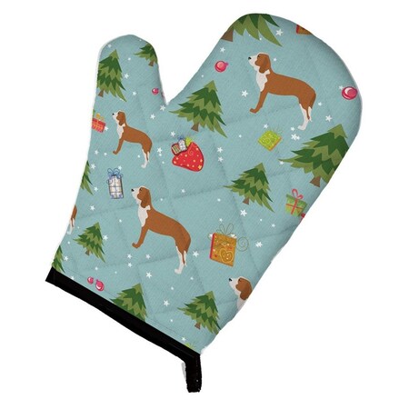 Carolines Treasures Christmas Spanish Hound Oven Mitt BB4815OVMT